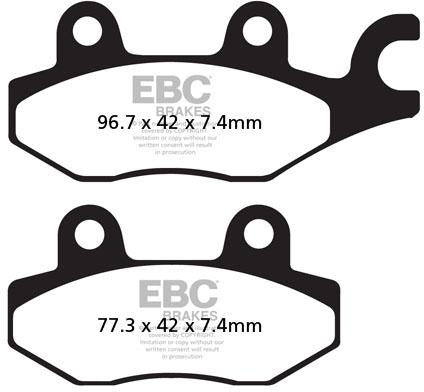EBC FA 165TT EBC DISC PADS