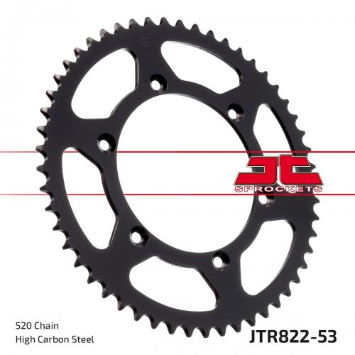 JT SPROCKETS REAR STEEL 53T, 520 JTR082253