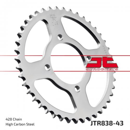 JT SPROCKETS REAR STEEL 43T, 428 JTR083843