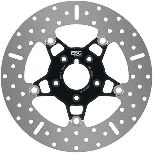 EBC BRAKE DISC FSD009BLK EBC BLACK CHROME FLOATING DISC