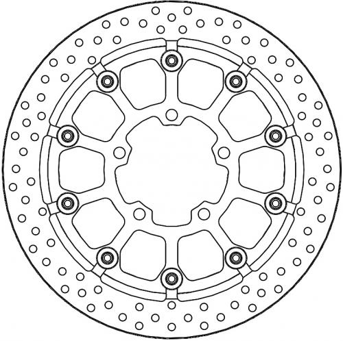 MOTO MASTER 116129, HALO T-FLOATER DISC