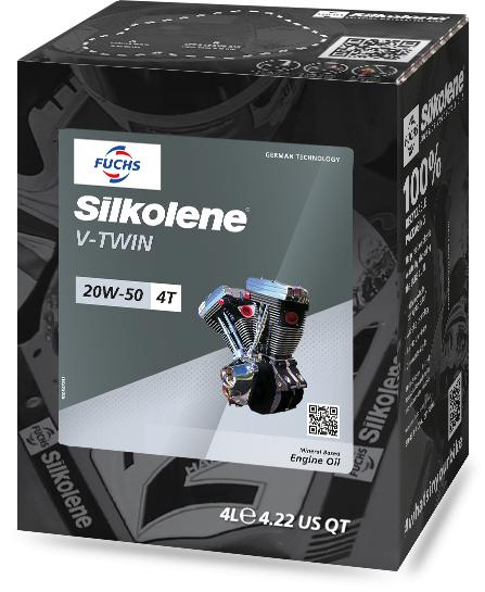 SILKOLENE SILKOLENE V-TWIN MINERAL 20W/50 4L CUBE