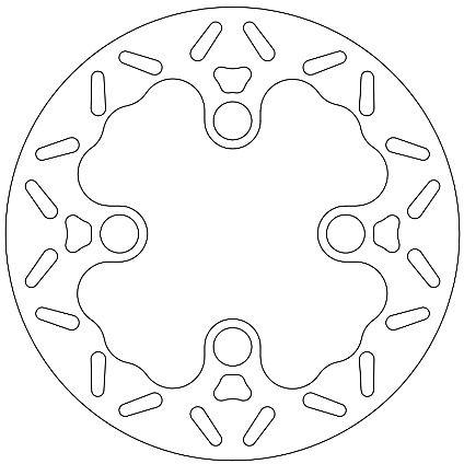 FERODO FMD0332R FIXED BRAKE DISC