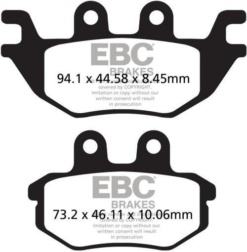 EBC FA 686TT EBC DISC PADS