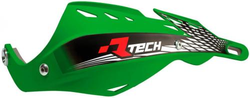 RTECH GLADIATOR ALU HANDGUARDS-NO MOUNT KIT GREEN