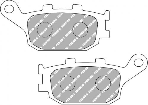 FERODO FDB754P BRAKE PADS ORGANIC