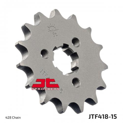 JT SPROCKETS FRONT STEEL 15T, 428 JTF041815
