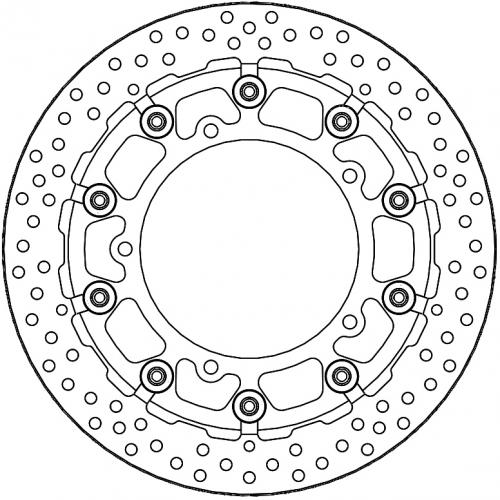 MOTO MASTER 116125, HALO T-FLOATER ALU DISC 298