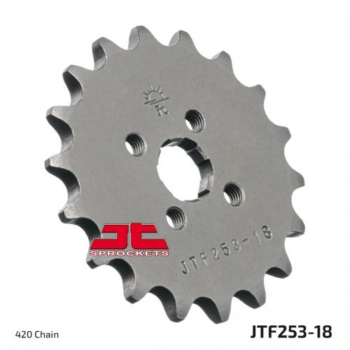 JT SPROCKETS FRONT STEEL 18T, 420