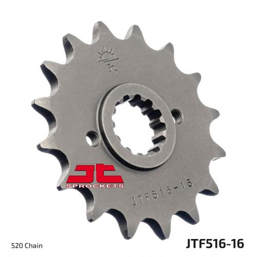 JT SPROCKETS FRONT STEEL 16T, 520 JTF051616