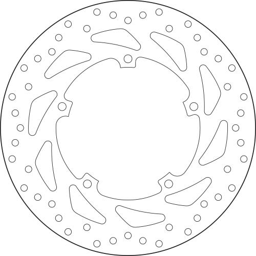 BREMBO BRAKE DISC, 68B407C5