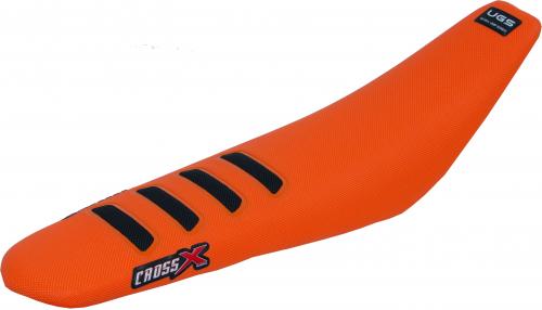 CROSS X UGS SEAT COVER, ORANGE/BLACK (COLOR WAVE) UFM5182OB