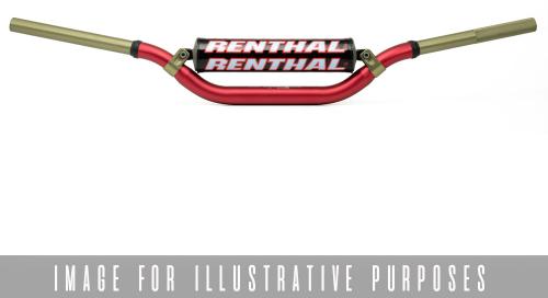 RENTHAL HANDLEBAR TWINWALL 996-01-RD-07-185 RED-PADDED
