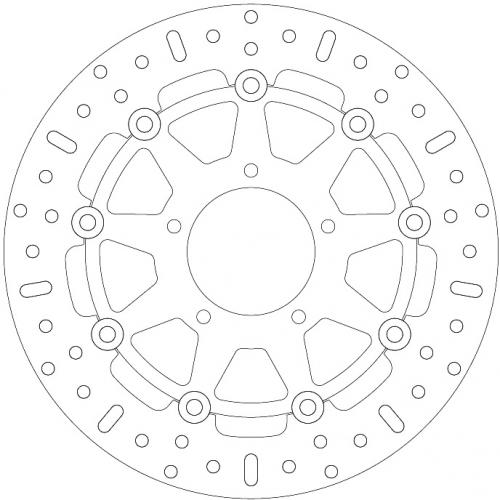 EBC BRAKE DISC MD675 STREET BIKE BRAKE DISCS