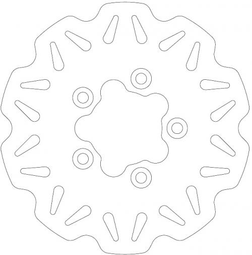 EBC BRAKE DISC VR9170 VR SCOOTER BRAKE DISCS