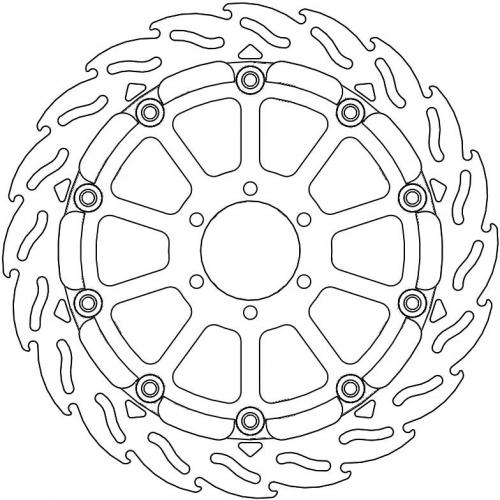 MOTO MASTER 112197, FLAME 5,5MM RACING SERIES