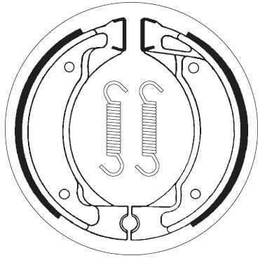 SBS 2050 BRAKE SHOES