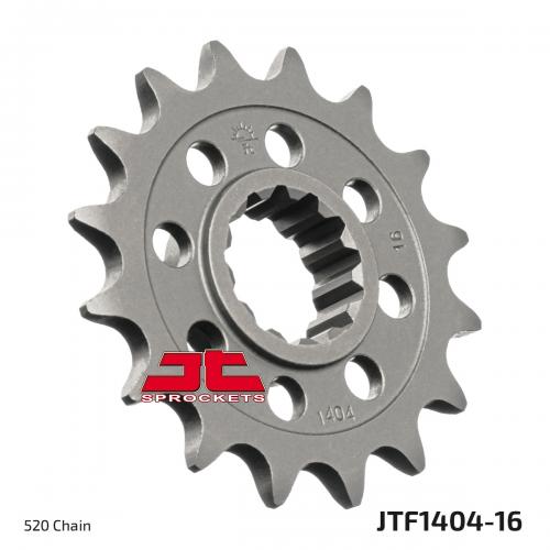 JT SPROCKETS FRONT STEEL 16T, 520 JTF140416