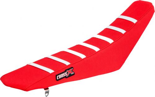 CROSS X SEAT COVER, RED/RED/WHITE (STRIPES) M1143RRW