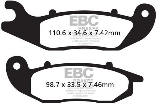 EBC FA 465TT EBC DISC PADS