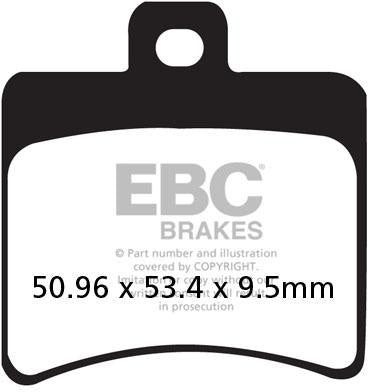 EBC SFAC 298 EBC SCOOTER CARBON PADS