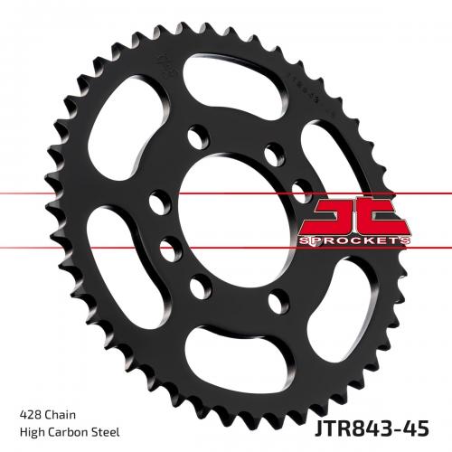 JT SPROCKETS REAR STEEL 45T, 428 JTR084345