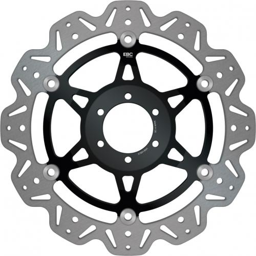 EBC BRAKE DISC VR614BLK EBC FLOATING DISC BLACK HUB