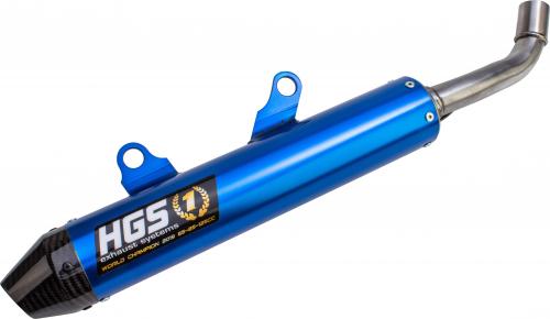 HGS SILENCER ALU BLUE CARB. END CAP HGKT2015132