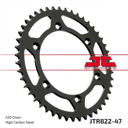 JT SPROCKETS REAR STEEL 47T, 520 JTR082247
