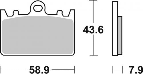 BREMBO 07KA14SR BRAKE PADS SINTER SPORT