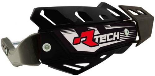 RTECH FLX ATV HANDGUARDS WITH MOUNT KIT BLACK