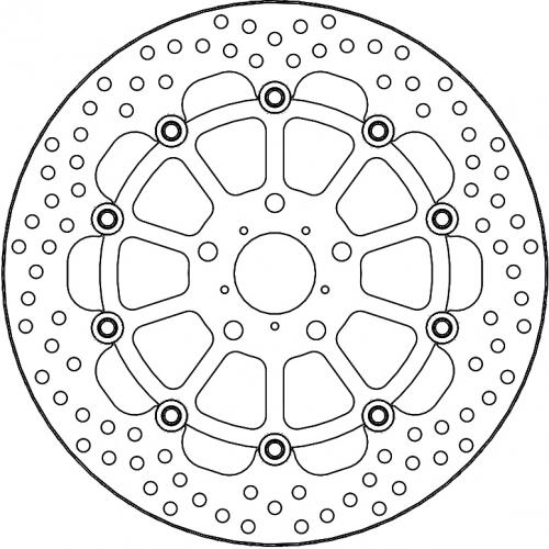 MOTO MASTER 112323, HALO FLOAT DISC