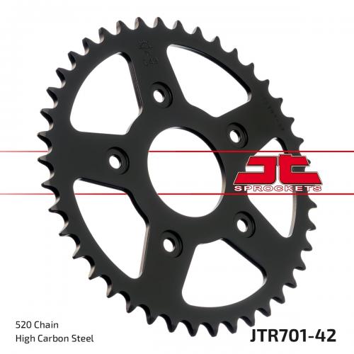 JT SPROCKETS REAR STEEL 42T, 520 JTR070142