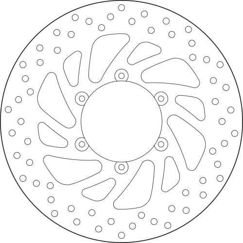 BREMBO BRAKE DISC, 68B407E5