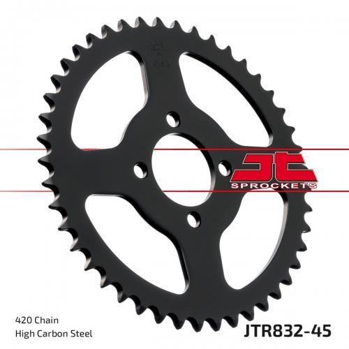 JT SPROCKETS REAR STEEL 45T, 420 JTR083245