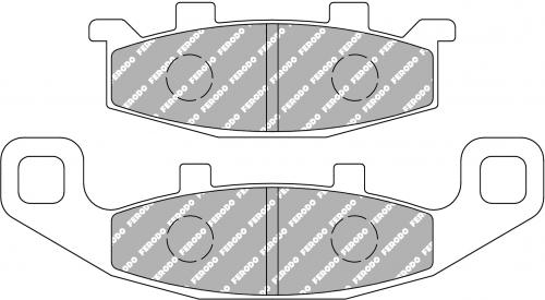FERODO FDB481EF BRAKE PADS ORGANIC