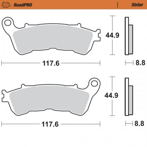 MOTO MASTER 406502, BRAKE PADS SINTER