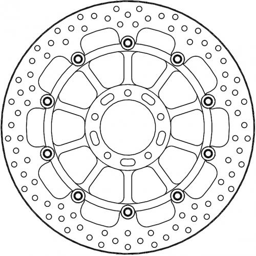MOTO MASTER 113217, HALO FLOATING DISC