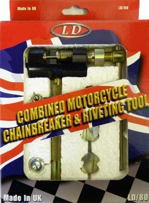 UNIVERSAL COMBINED MOTORCYCLE CHAINBREAKER & RIVETING TOOL