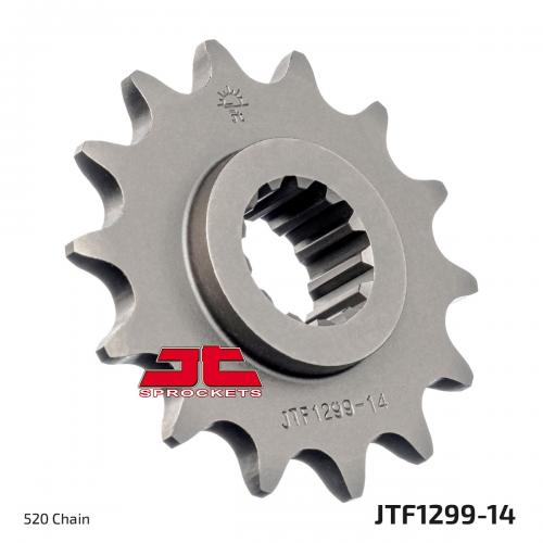 JT SPROCKETS FRONT STEEL 14T, 520 JTF129914