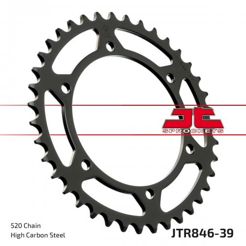 JT SPROCKETS REAR STEEL 39T, 520 JTR084639