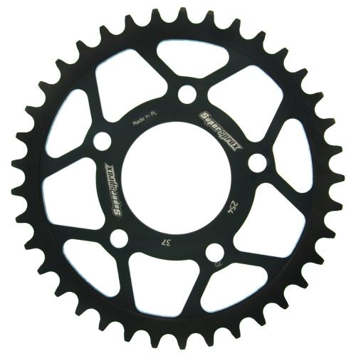 SUPERSPROX SUPERSPROX REAR STEEL 37T, BLACK SU425437B