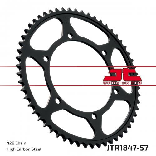 JT SPROCKETS REAR STEEL 57T, 428 JTR184757