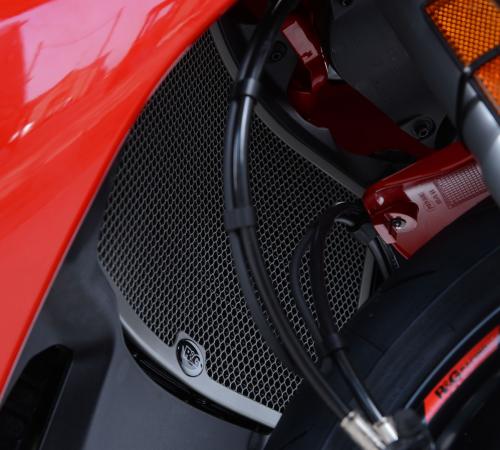R&G RADIATOR + OIL COOL GUARD, SILVER