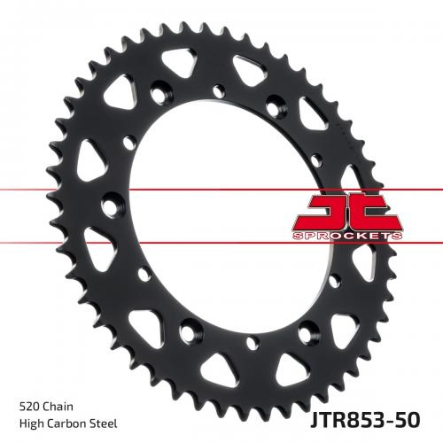JT SPROCKETS REAR STEEL 50T, 520 JTR085350