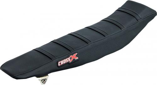 CROSS X SEAT COVER, BLACK/BLACK/BLACK (STRIPES) M4093BBB