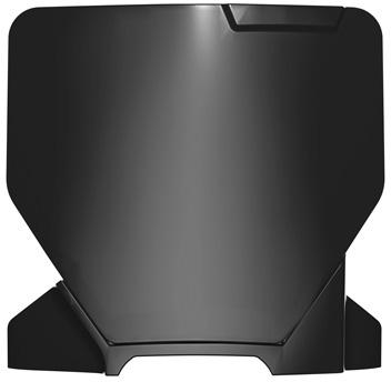 RTECH FRONT NUMBER PLATE BLACK 569801210