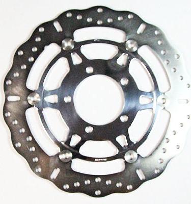 EBC BRAKE DISC MD4155CC POLISHED HUB WAVE BRAKE DISC