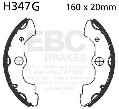 EBC H347S EBC BRAKE SHOES