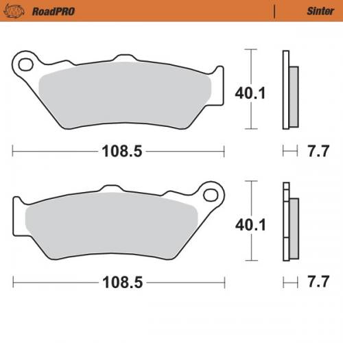 MOTO MASTER 403302, BRAKE PADS SINTER